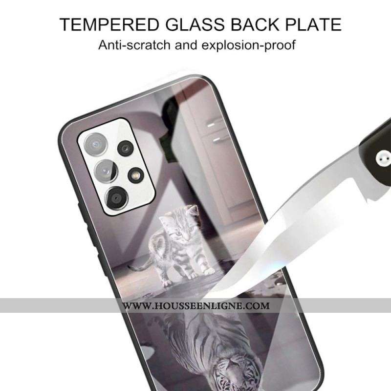 Coque Samsung Galaxy A53 5G Verre Trempé Ernest le Tigre