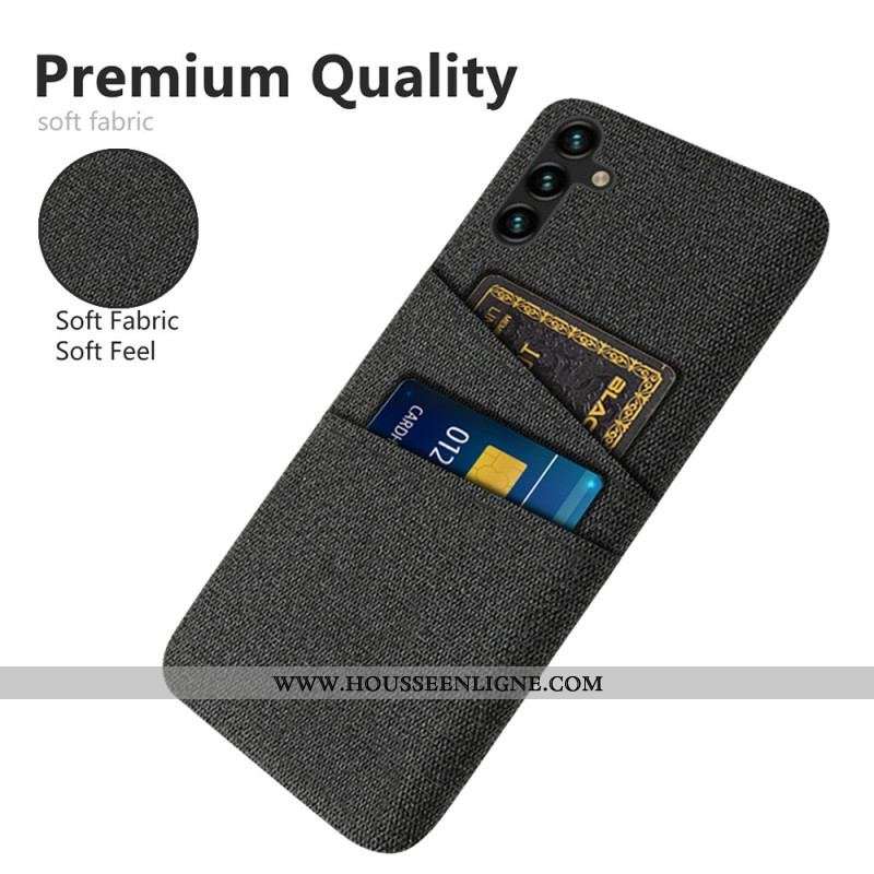 Coque Samsung Galaxy A54 5G Tissu Porte-Cartes