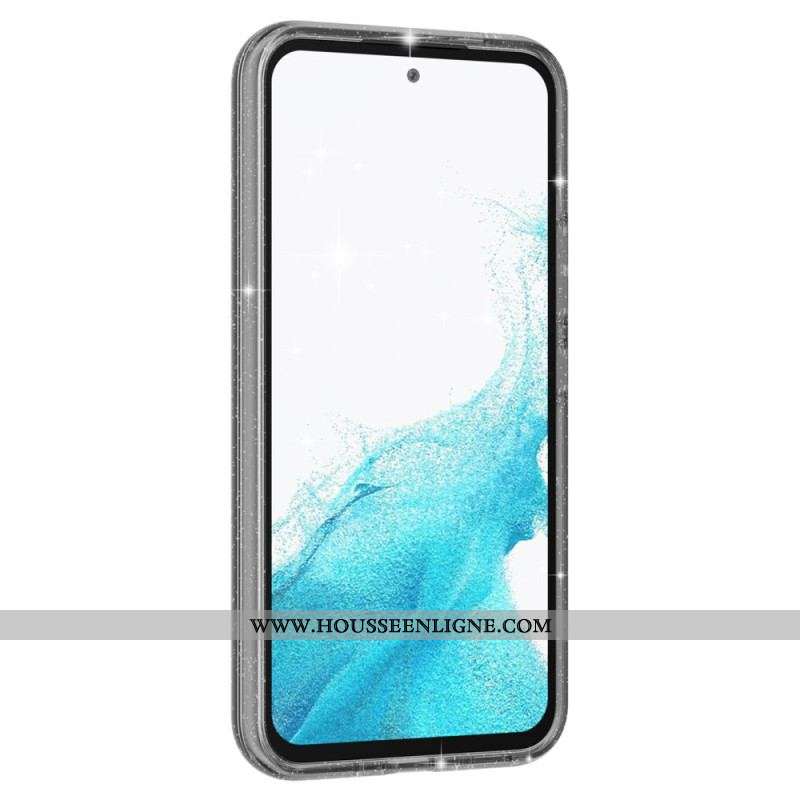 Coque Samsung Galaxy A54 5G Transparente Paillettes