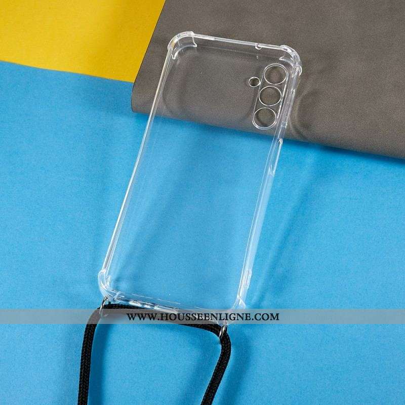 Coque Samsung Galaxy A54 5G Transparente avec Cordon