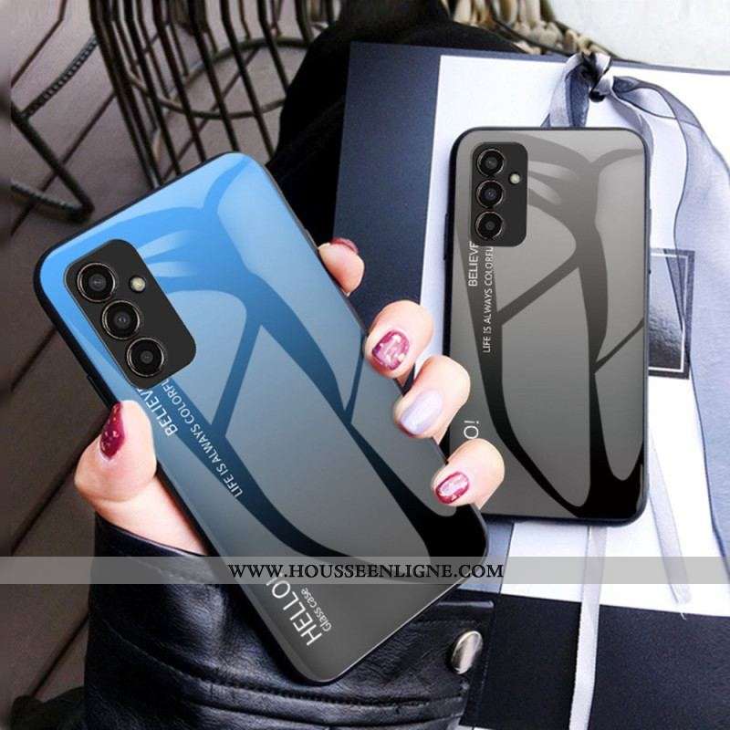 Coque Samsung Galaxy M13 Verre Trempé Hello