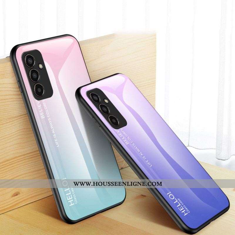 Coque Samsung Galaxy M13 Verre Trempé Hello