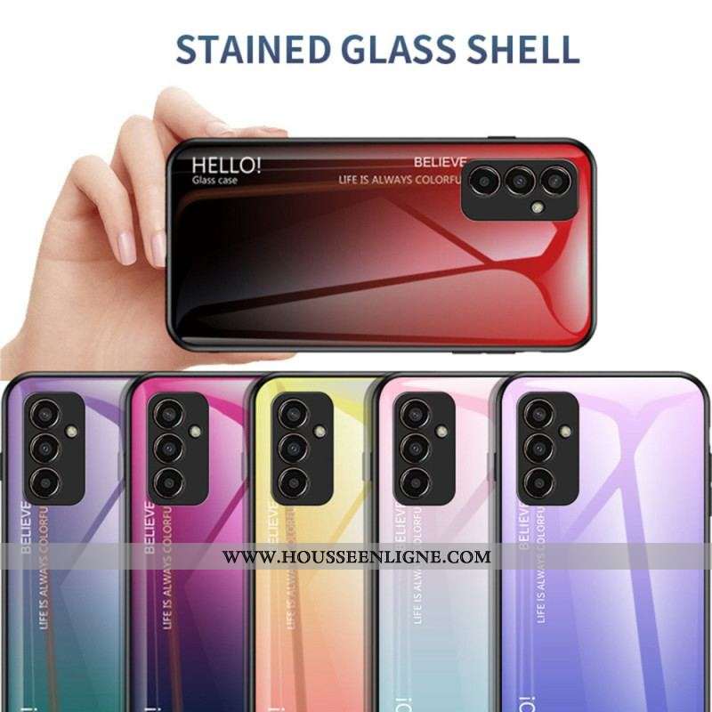 Coque Samsung Galaxy M13 Verre Trempé Hello