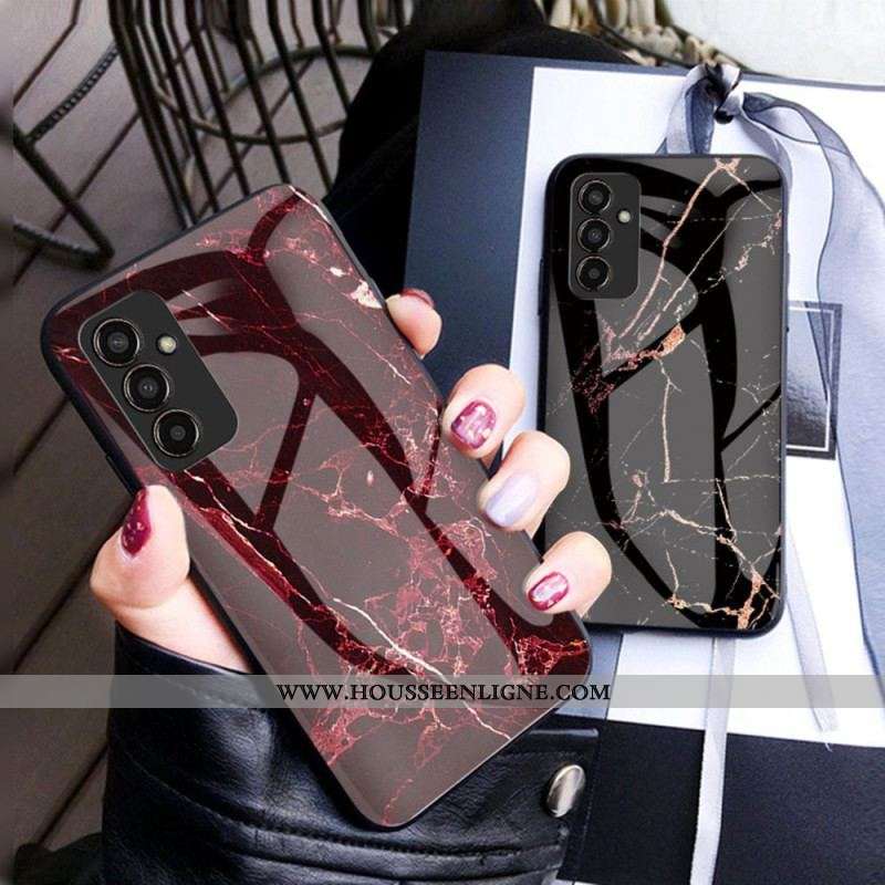 Coque Samsung Galaxy M13 Verre Trempé Marbre