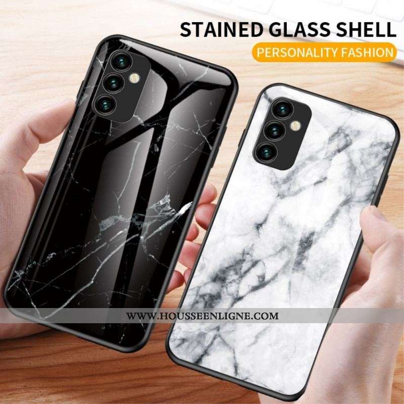 Coque Samsung Galaxy M23 5G Verre Trempé Marble Colors