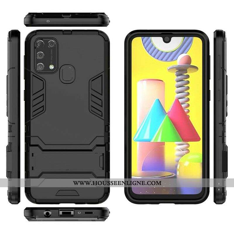 Coque Samsung Galaxy M31 Ultra Résistante Languette