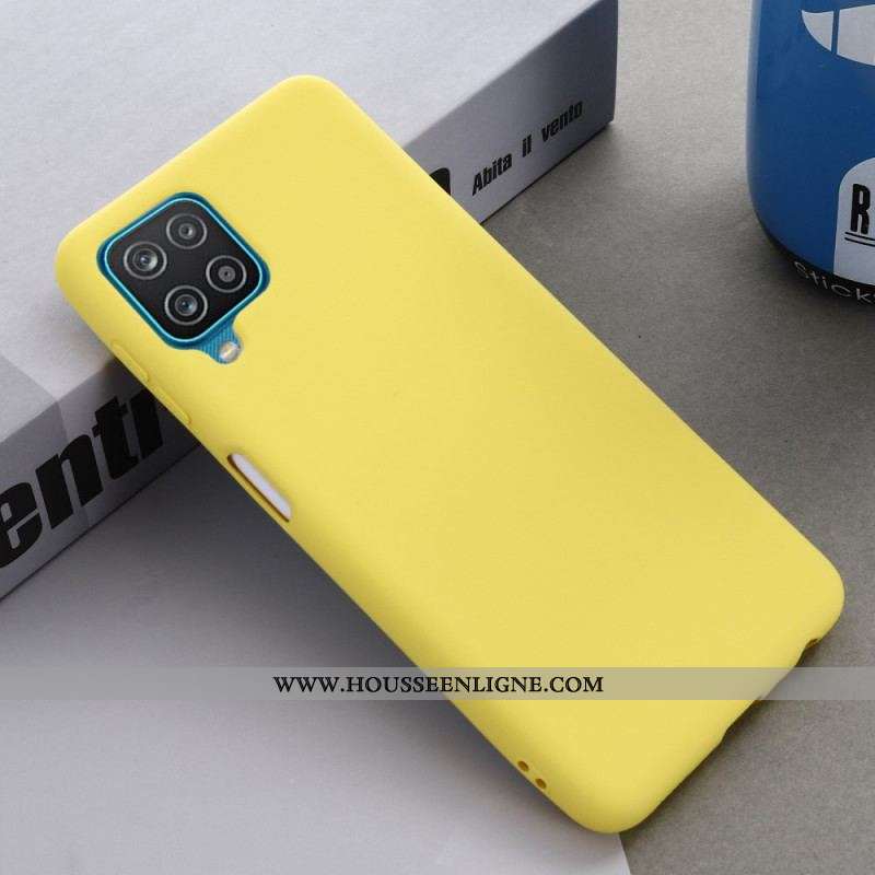 Coque Samsung Galaxy M32 Silicone Liquide avec Lanière