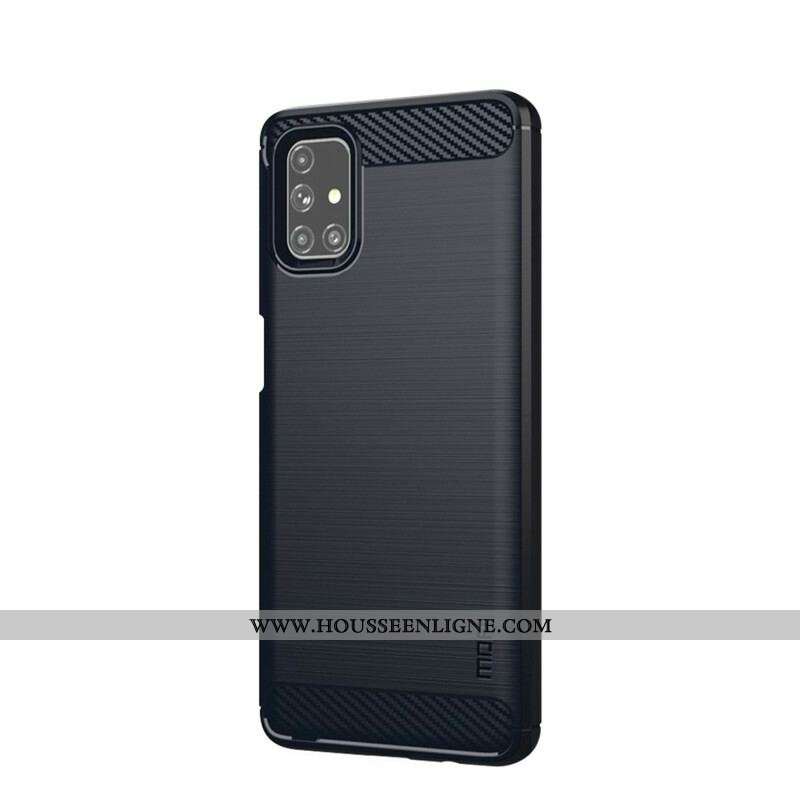 Coque Samsung Galaxy M51 Fibre Carbone Brossée MOFI