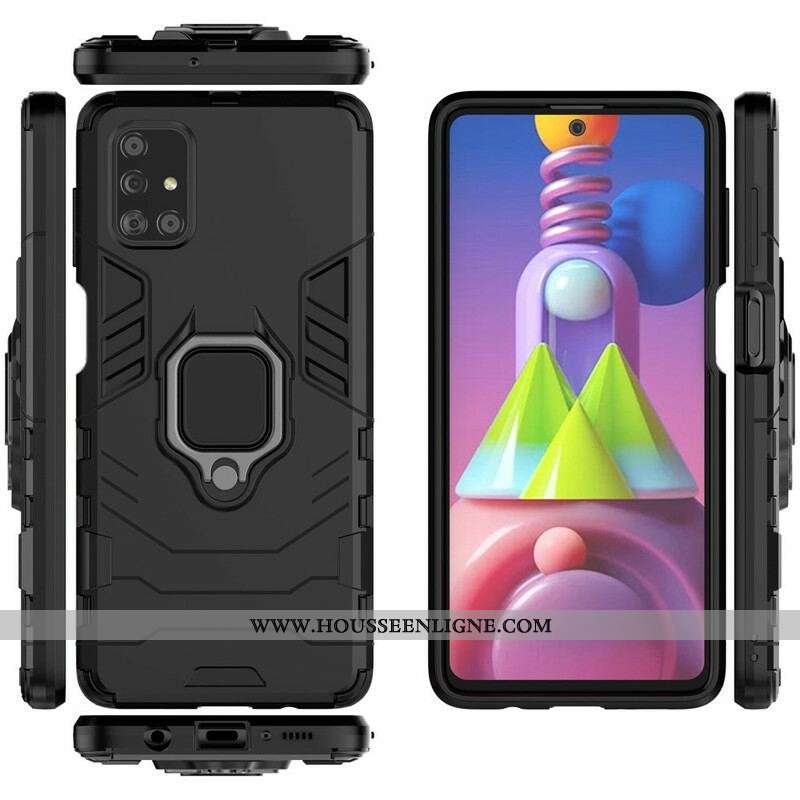 Coque Samsung Galaxy M51 Ring Résistante