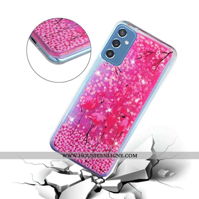 Coque Samsung Galaxy M52 5G Rose Éternel