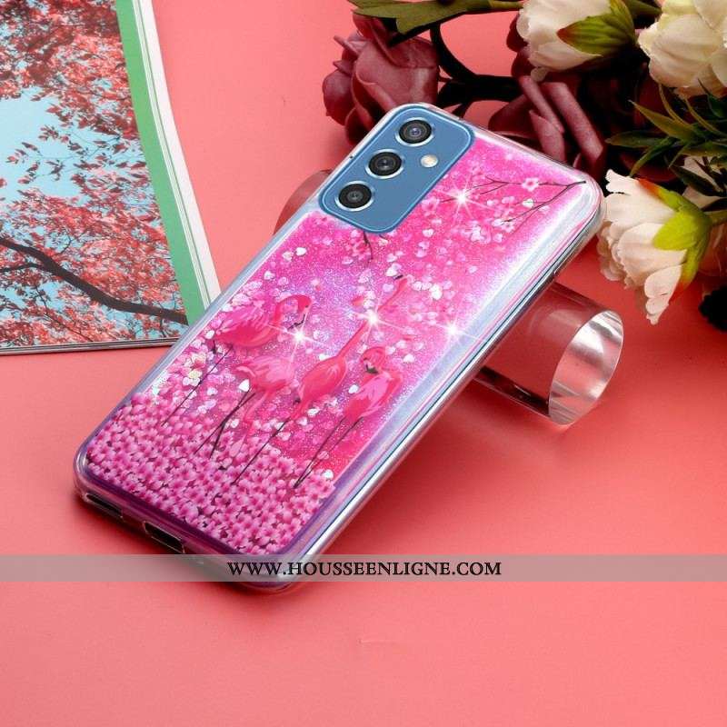 Coque Samsung Galaxy M52 5G Rose Éternel