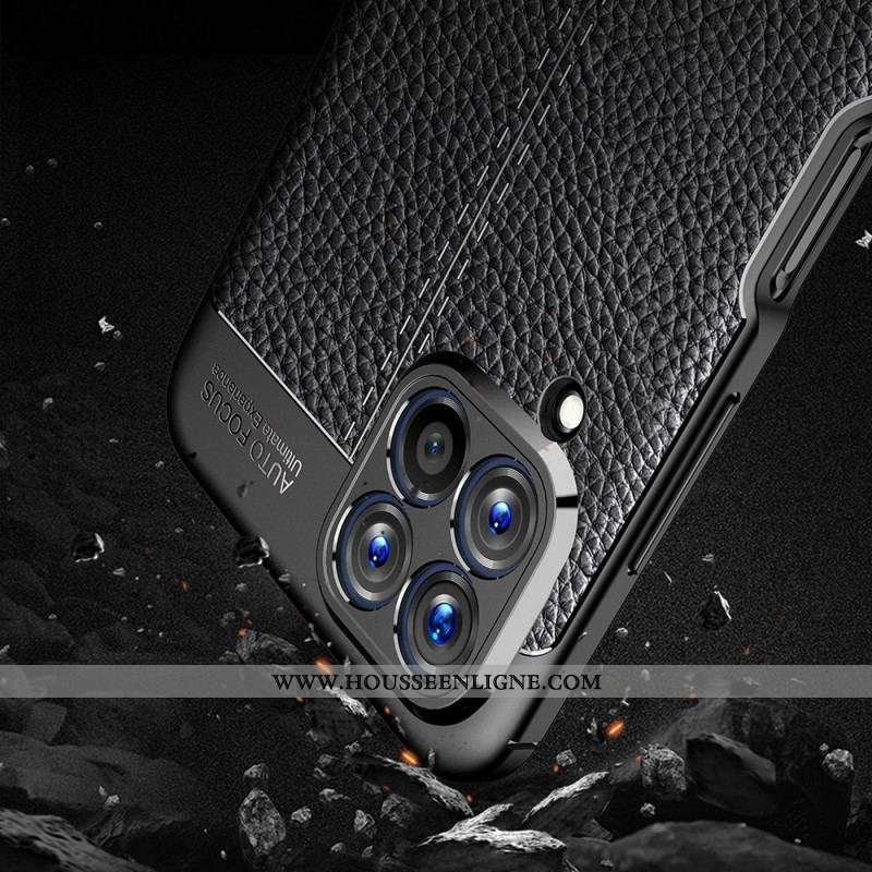 Coque Samsung Galaxy M53 5G Style Cuir Litchi