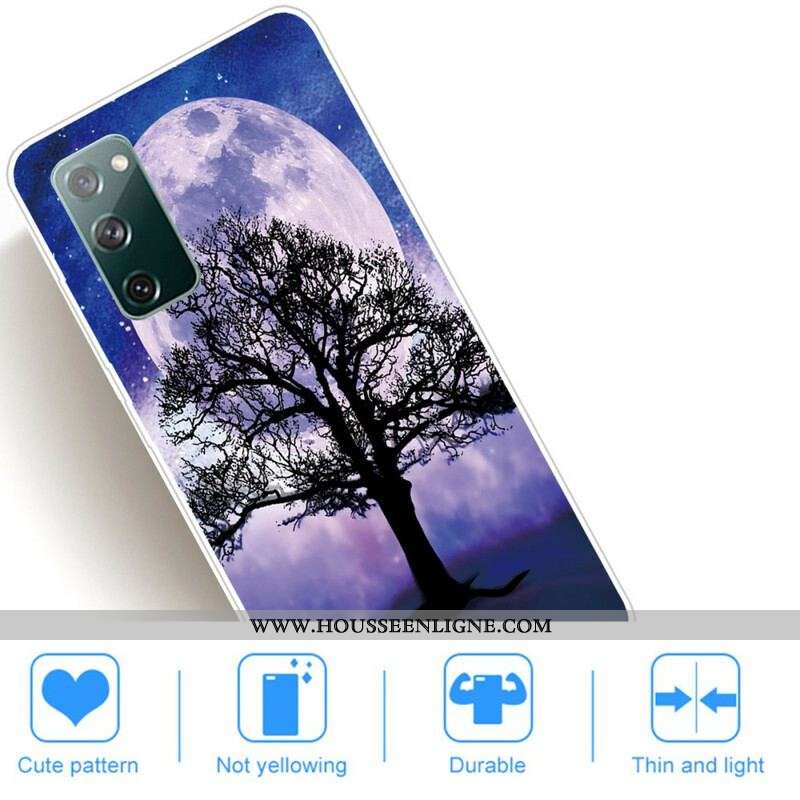 Coque Samsung Galaxy S20 FE Arbre et Lune