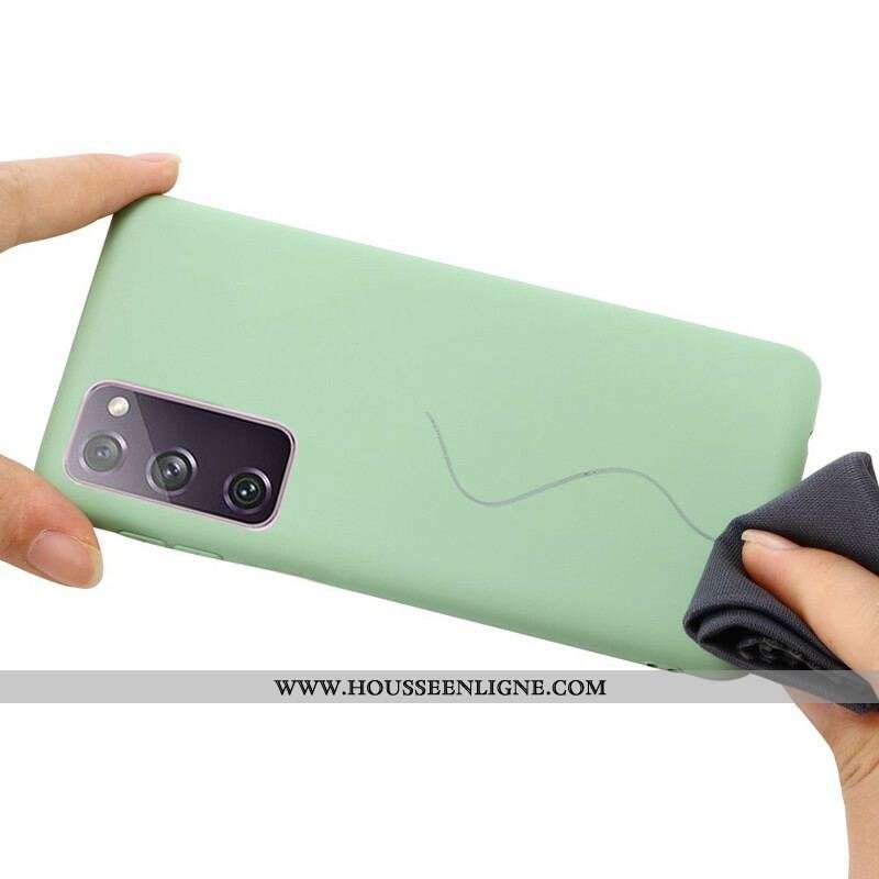 Coque Samsung Galaxy S20 FE Conception Silicone Liquide