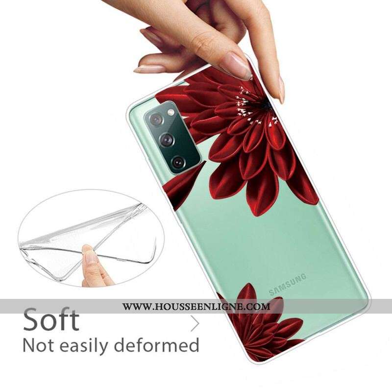 Coque Samsung Galaxy S20 FE Fleurs Sauvages