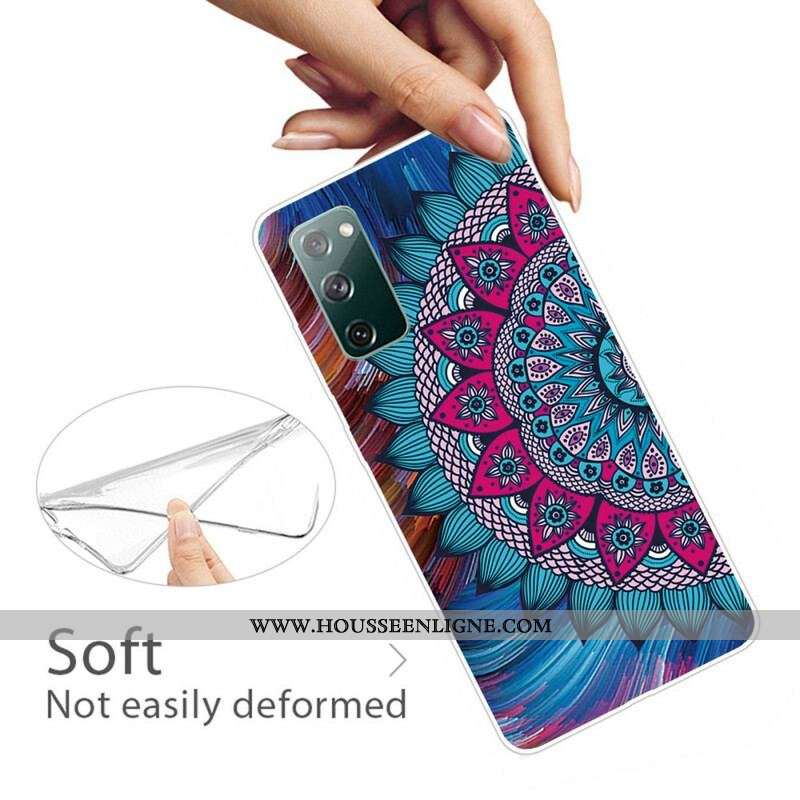 Coque Samsung Galaxy S20 FE Mandala Coloré