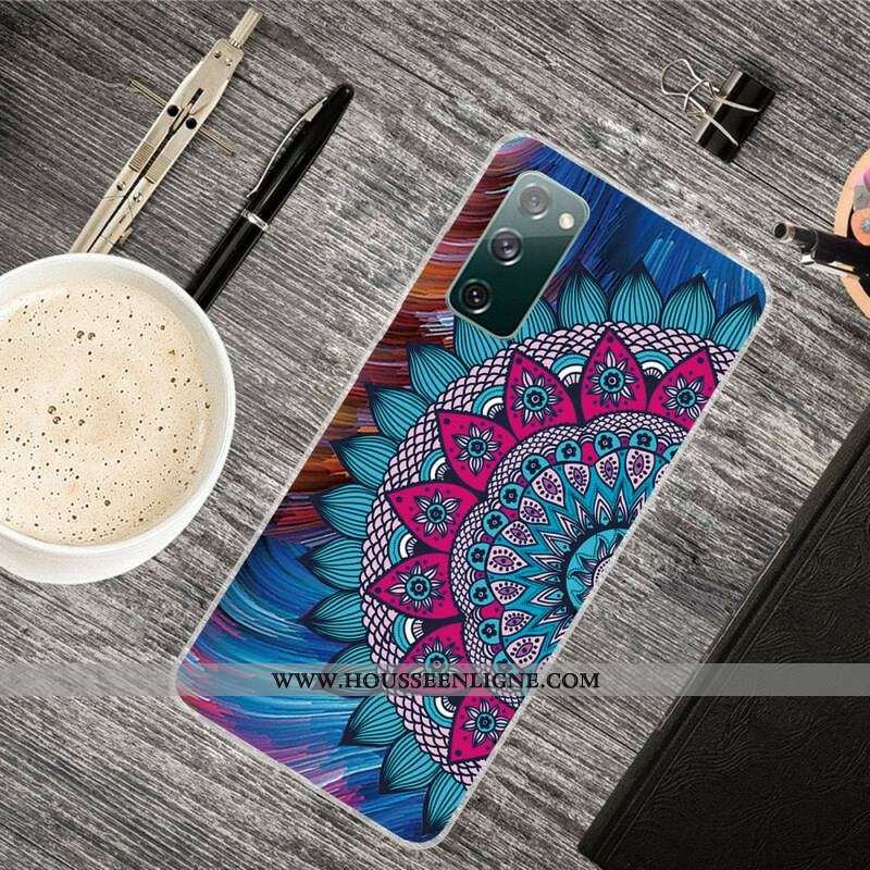 Coque Samsung Galaxy S20 FE Mandala Coloré