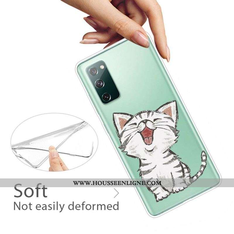 Coque Samsung Galaxy S20 FE Mon Beau Chaton