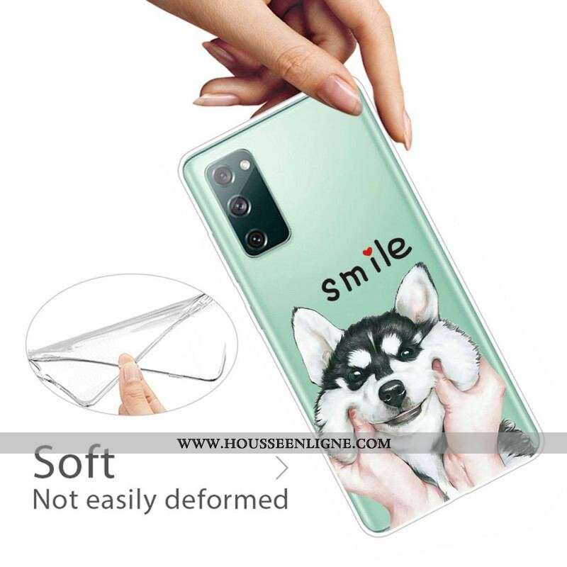 Coque Samsung Galaxy S20 FE Smile Dog