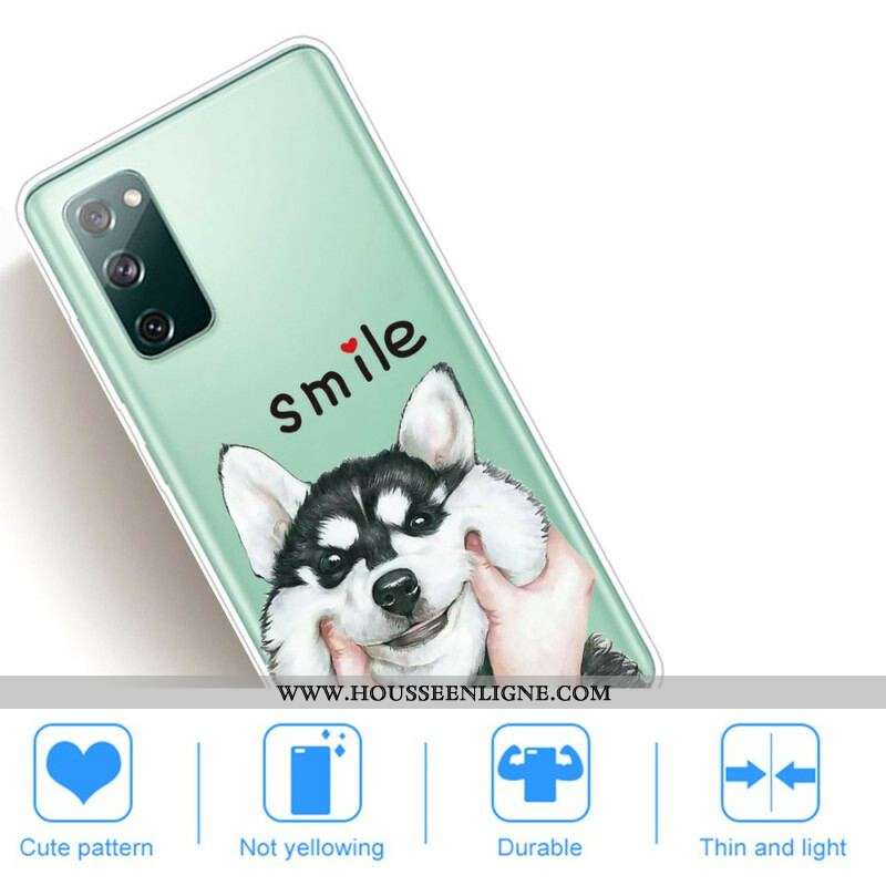 Coque Samsung Galaxy S20 FE Smile Dog