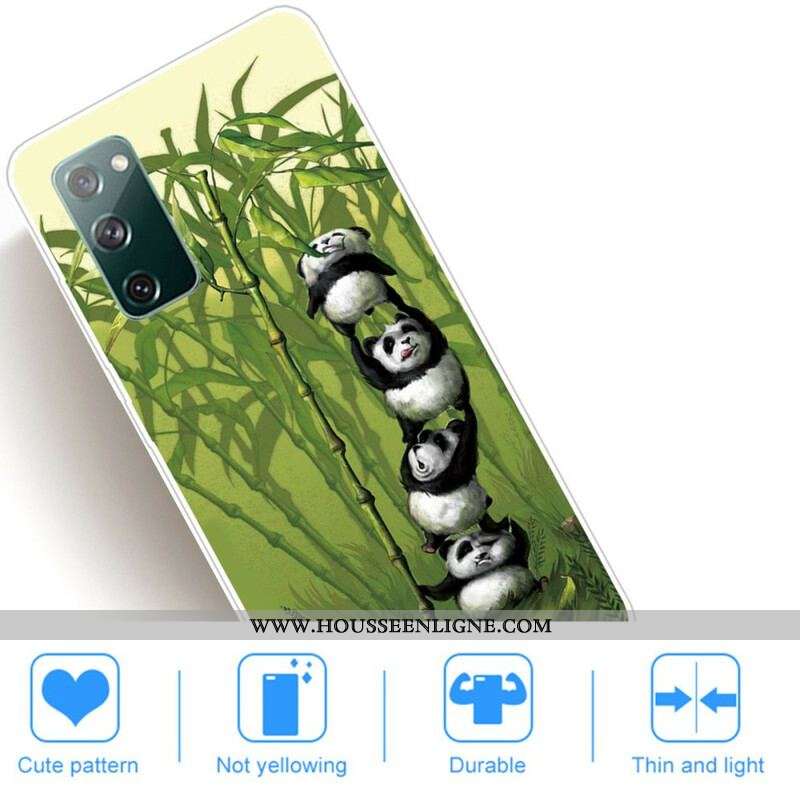 Coque Samsung Galaxy S20 FE Tas de Pandas