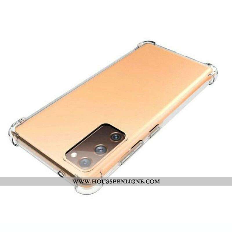 Coque Samsung Galaxy S20 FE Transparente Coins Renforcés