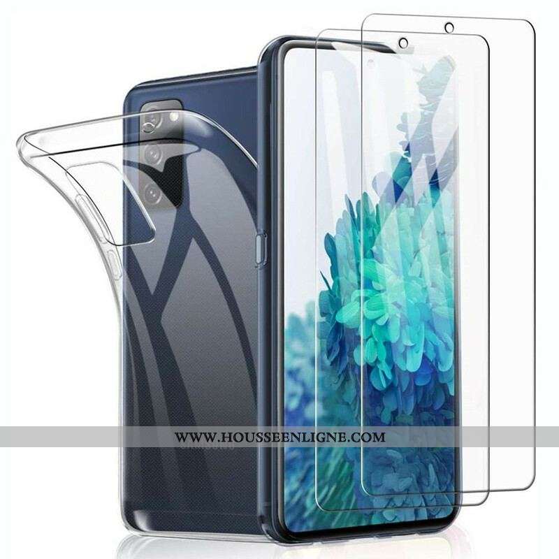 Coque Samsung Galaxy S20 FE Transparente Coins Renforcés