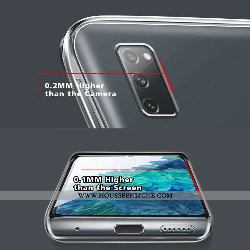 Coque Samsung Galaxy S20 FE Transparente Coins Renforcés