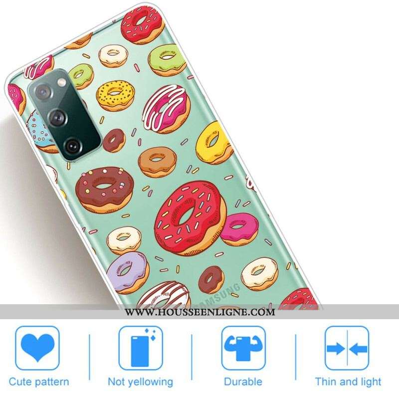 Coque Samsung Galaxy S20 FE love Donuts