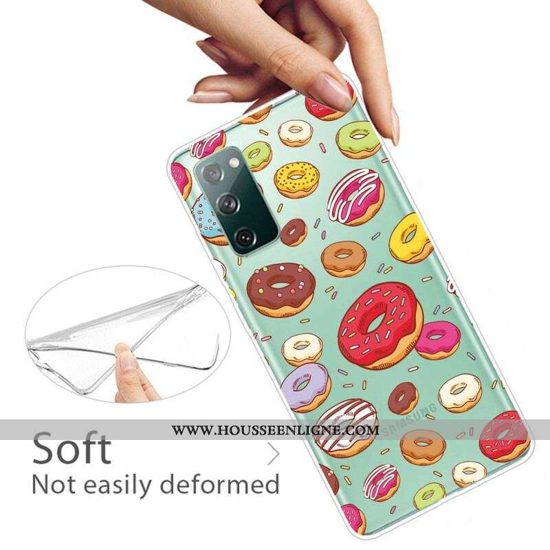 Coque Samsung Galaxy S20 FE love Donuts