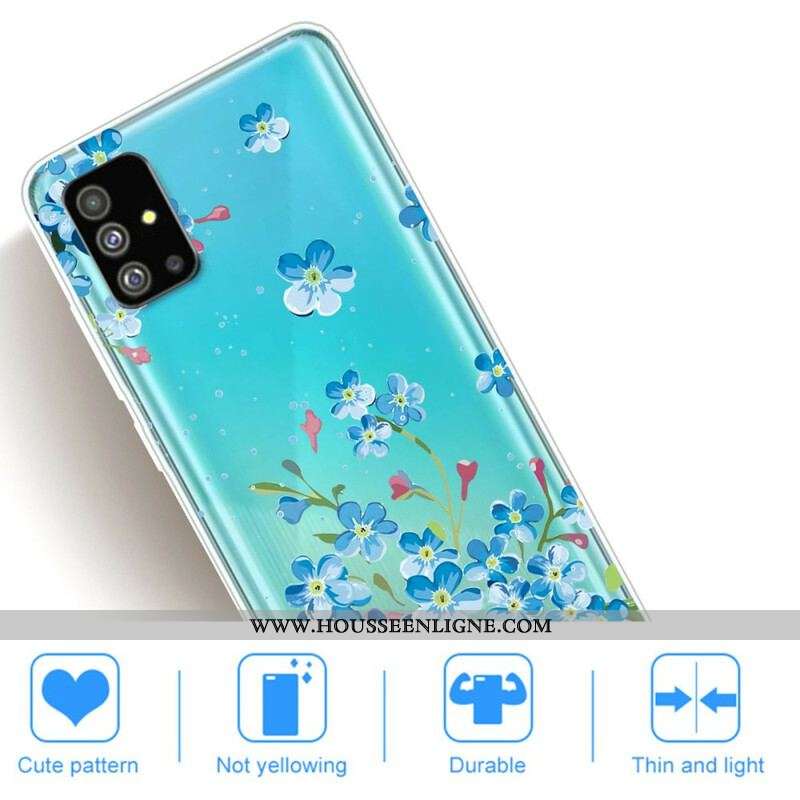 Coque Samsung Galaxy S20 Plus / S20 Plus 5G Fleurs Bleues