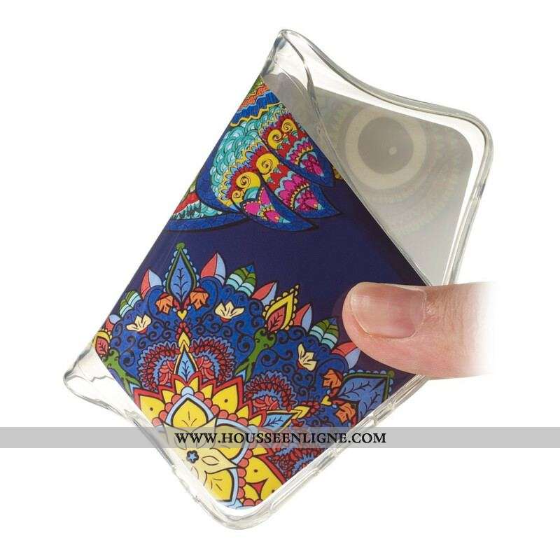 Coque Samsung Galaxy S20 Plus / S20 Plus 5G Hibou Mandala Fluorescente