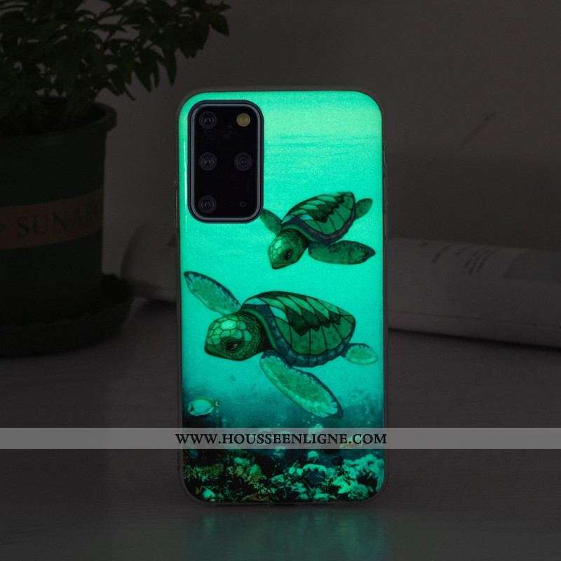 Coque Samsung Galaxy S20 Plus / S20 Plus 5G Tortues Fluorescente