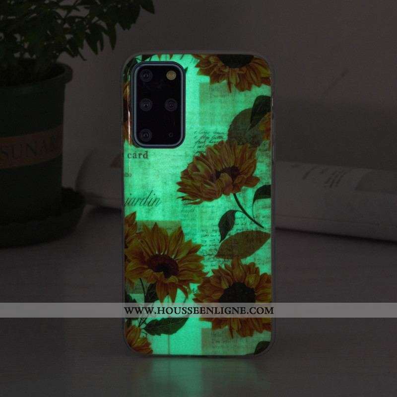 Coque Samsung Galaxy S20 Plus / S20 Plus 5G Tournesols Fluorescentes