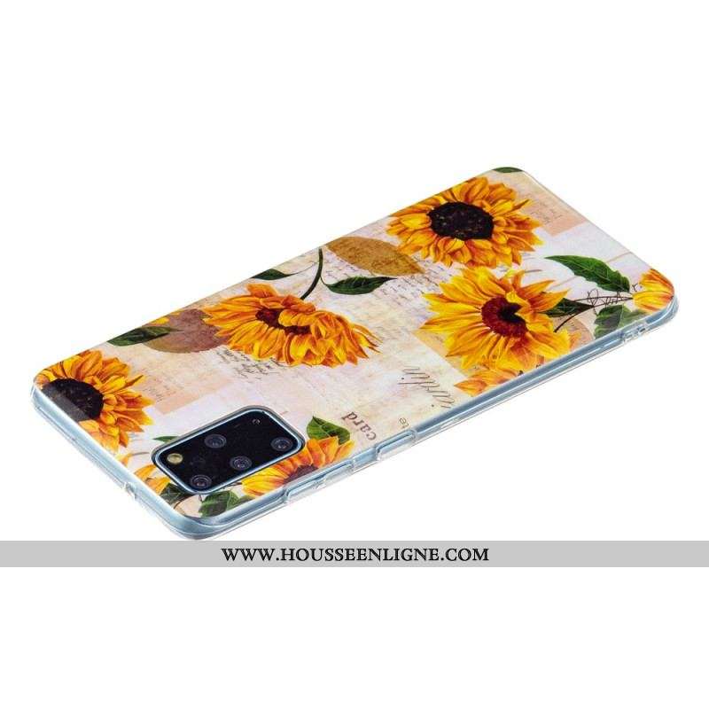 Coque Samsung Galaxy S20 Plus / S20 Plus 5G Tournesols Fluorescentes