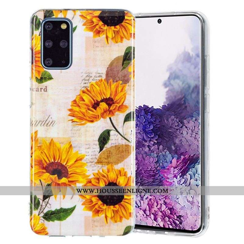 Coque Samsung Galaxy S20 Plus / S20 Plus 5G Tournesols Fluorescentes