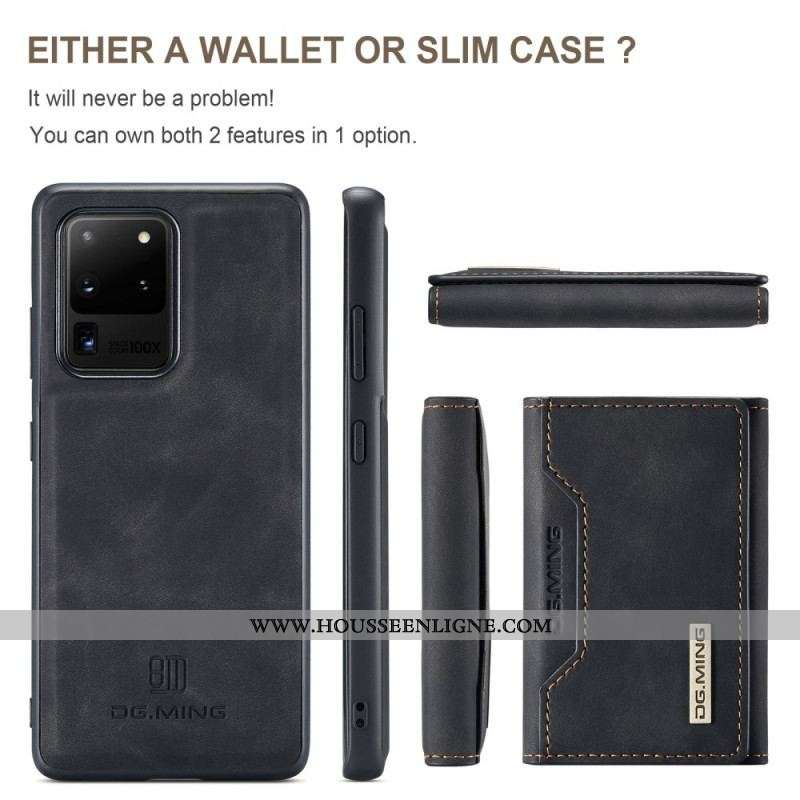 Coque Samsung Galaxy S20 Ultra Porte-Cartes Détachable DG.MING