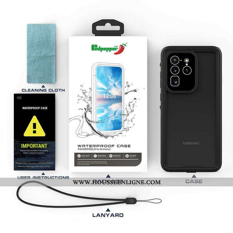 Coque Samsung Galaxy S20 Ultra Waterproof 2m REDPEPPER