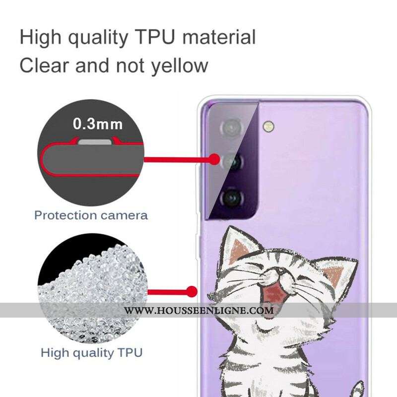 Coque Samsung Galaxy S21 5G Charmant Chat