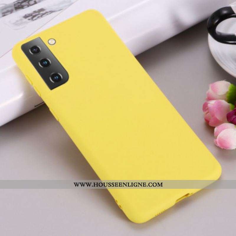 Coque Samsung Galaxy S21 5G Conception Silicone Liquide