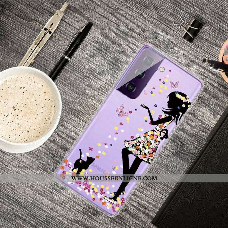 Coque Samsung Galaxy S21 5G Femme Magique