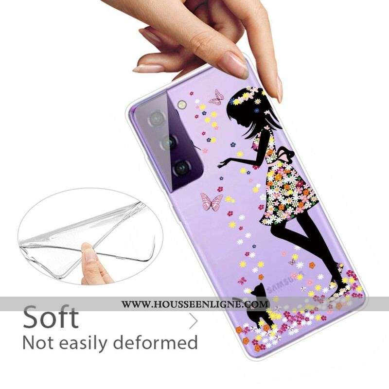 Coque Samsung Galaxy S21 5G Femme Magique