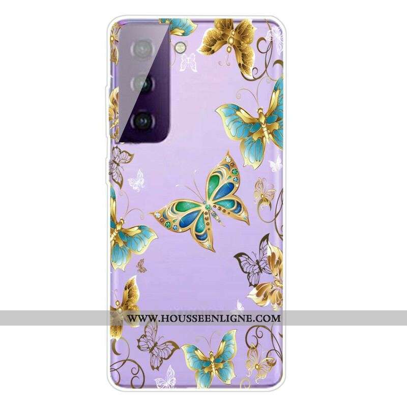 Coque Samsung Galaxy S21 5G Papillons Design