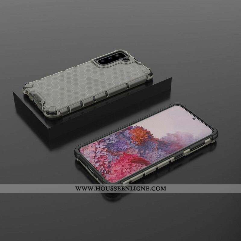 Coque Samsung Galaxy S21 5G Style Nid d'Abeille