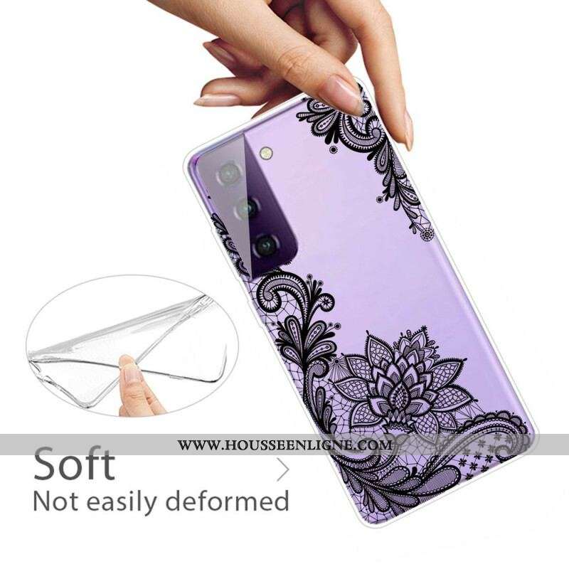 Coque Samsung Galaxy S21 5G Sublime Dentelle