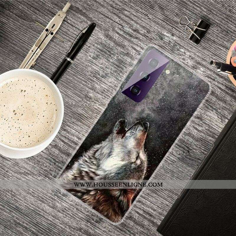 Coque Samsung Galaxy S21 5G Sublime Loup