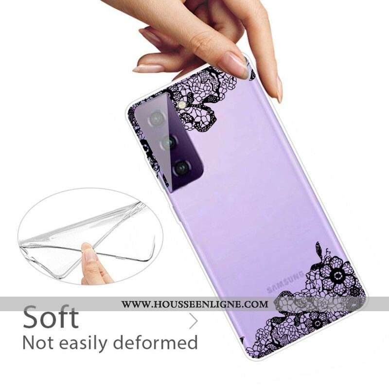 Coque Samsung Galaxy S21 FE Dentelle Fine