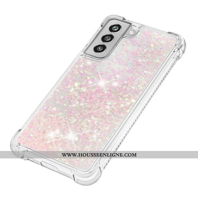 Coque Samsung Galaxy S21 FE Désires Paillettes