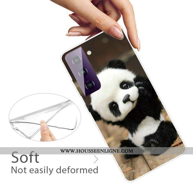 Coque Samsung Galaxy S21 FE Flexible Panda