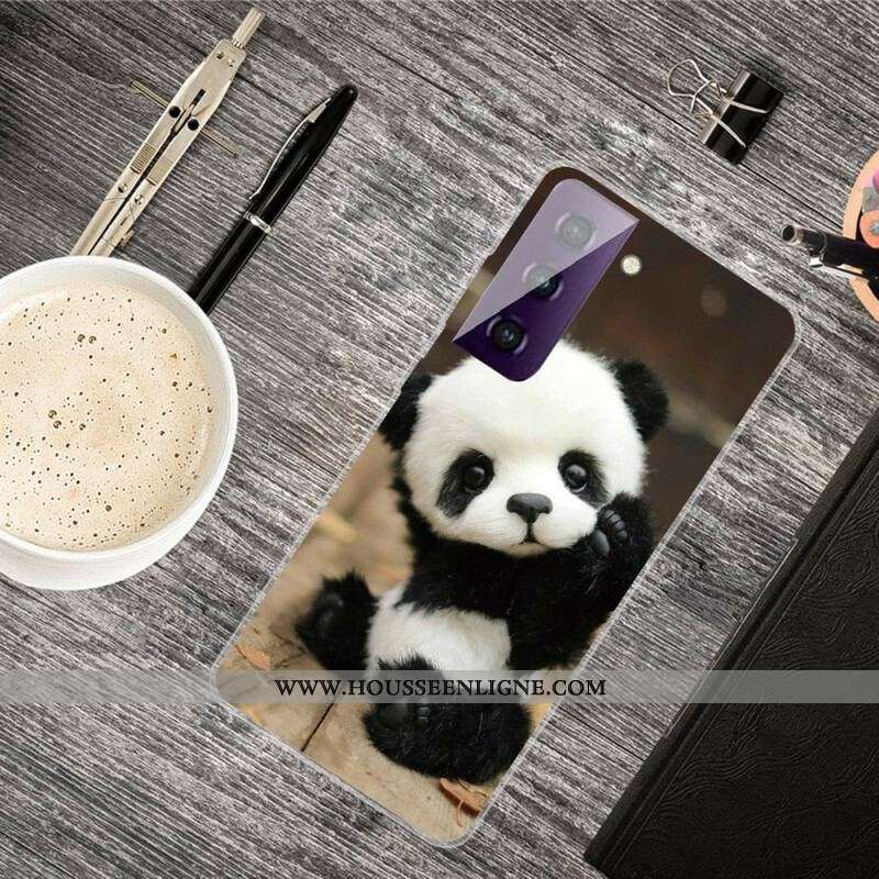 Coque Samsung Galaxy S21 FE Flexible Panda